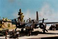 the diorama of the A-26 C invader 'Queen of spades', 492nd B.G.(1:48 by Renaud POUGE)