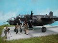 Le diorama du B-25 F-10 Mitchell Miss Nashville, 7th P.R..G.(au 1/48 par Renaud POUGE)  à  voir sur le site http://www.eyes-in-the-skies.fr.st