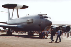 The electronic warfare aircraft of the US Air Force, AWACS (862x550 / 77Ko)