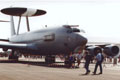 Awacs on the runway of Orlans-Bricy airbase